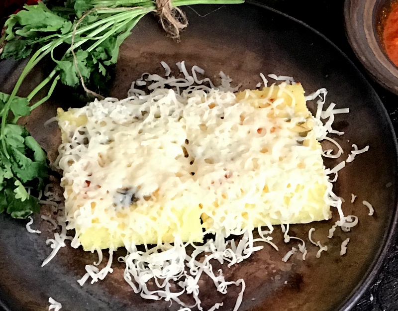 Y - Yellow Dhokla with Cheese
