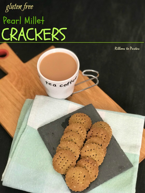 Gluten Free Pearl Millet Crackers