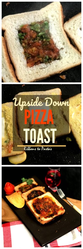 Upside Down Pizza Toast 