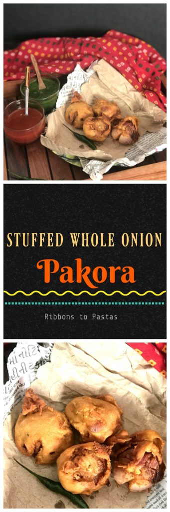 Stuffed Whole Onion Pakoras