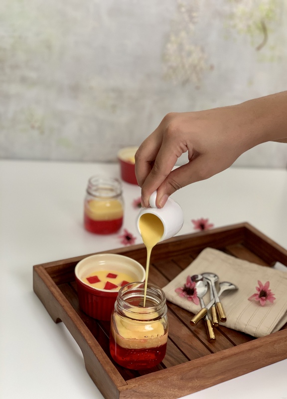Custard Jelly Dessert
