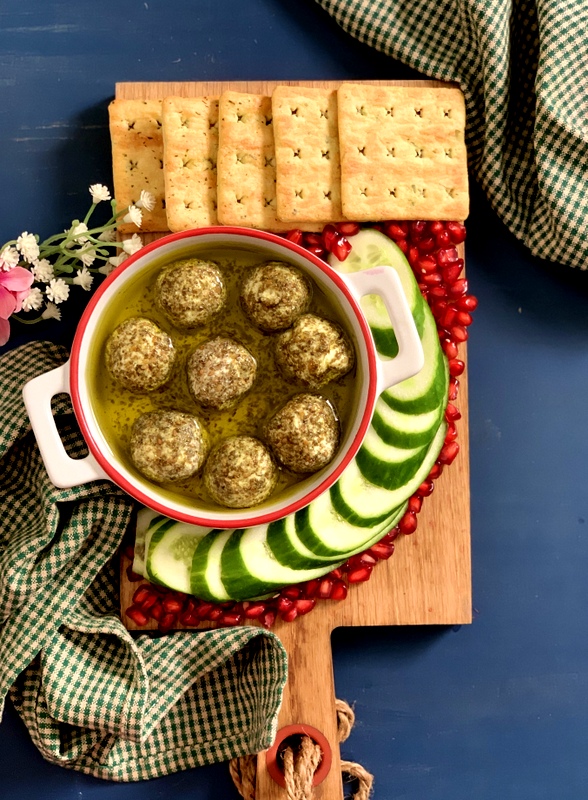 Yoghurt Cheese Balls | Labneh Balls