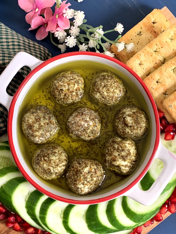 Yoghurt Cheese Balls | Labneh Balls