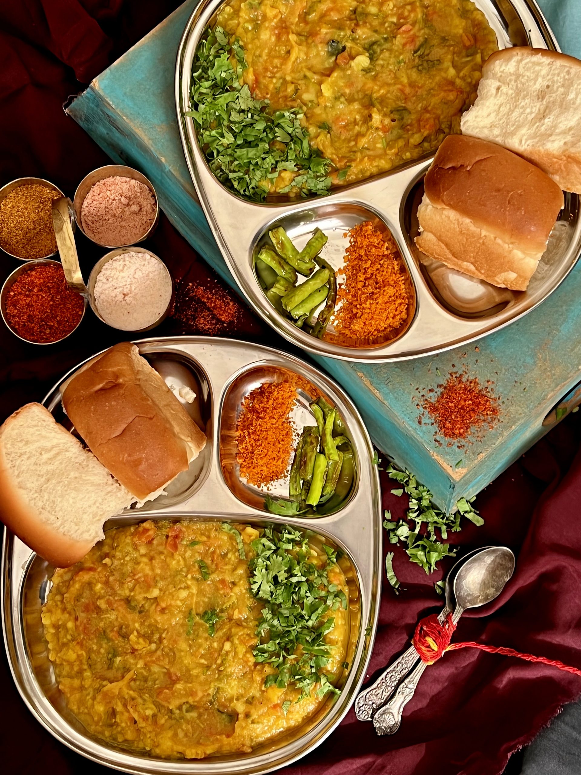 Valsad-Breakfast-Bataka-Bhaji-Pav-3 - Ribbons to Pastas